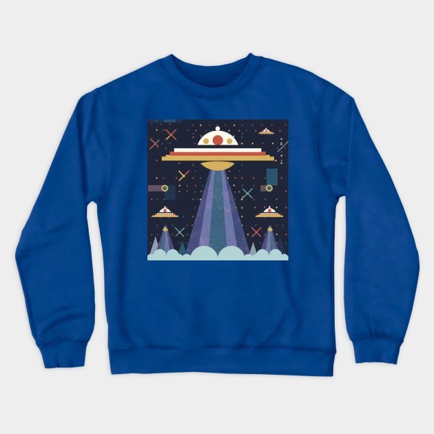 UFO Crewneck Sweatshirt by Donkeh23